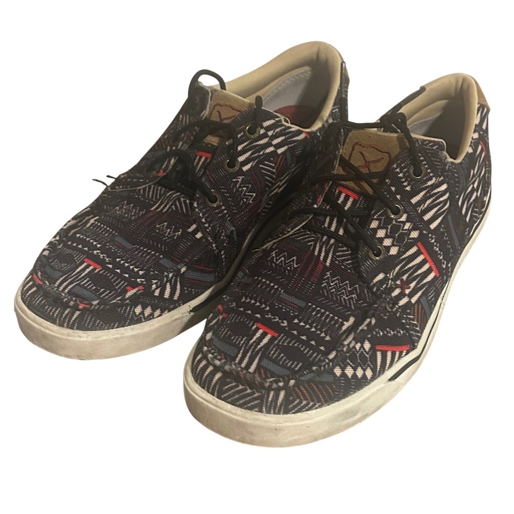 Twisted X Womens 9M Tribal Aztec Print Casual Sneaker WCA0056 Low Top